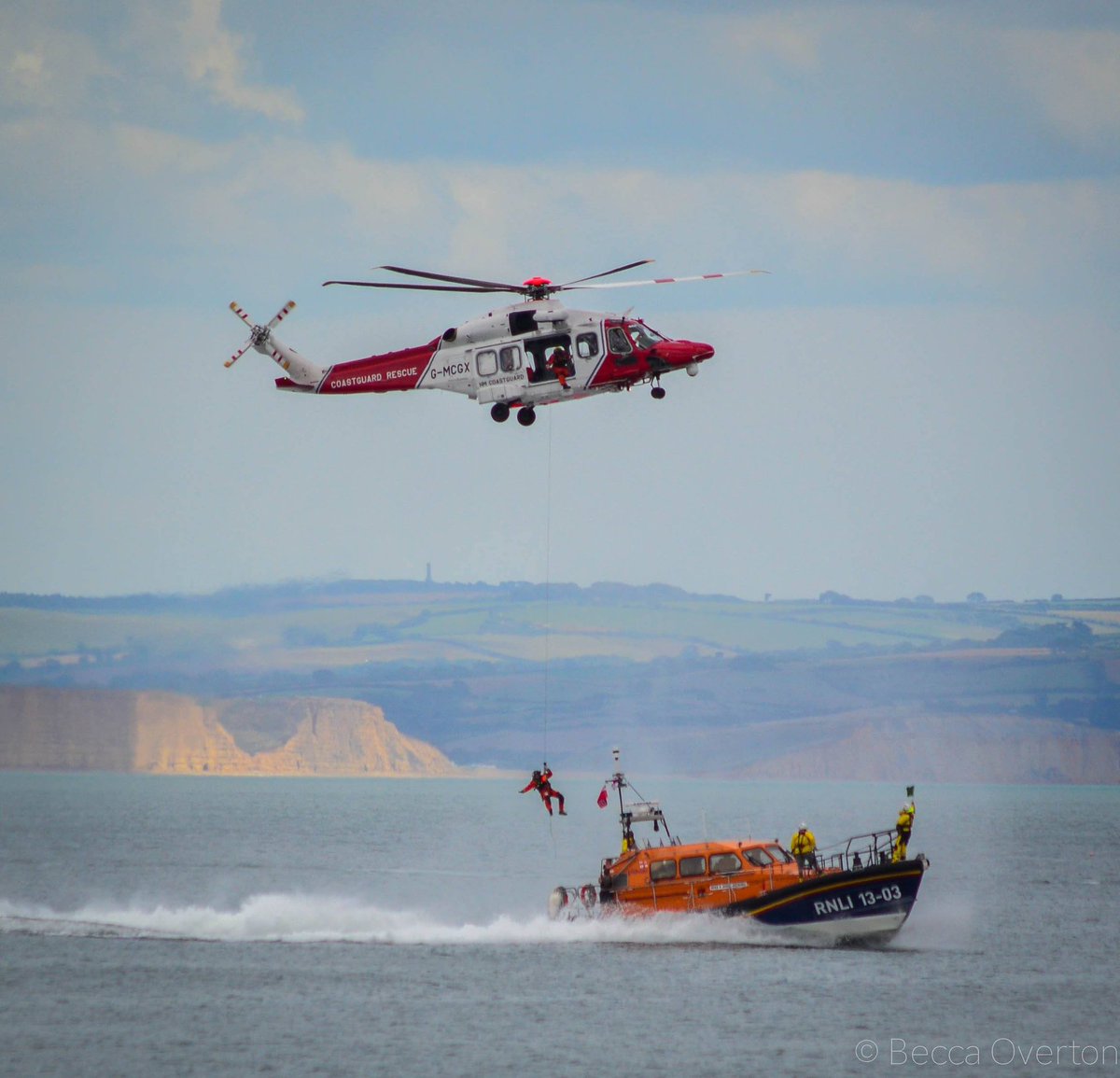 ANARCHY0NE's tweet photo. Few photos taken today of @LymeRegisRNLI with @ExmouthRNLI and @MCA_media (Coastguard Helicopter) displaying for @LymeLBW #lymeregis #lymelifeboat #lifeboatweek https://t.co/umqmXW1YLI