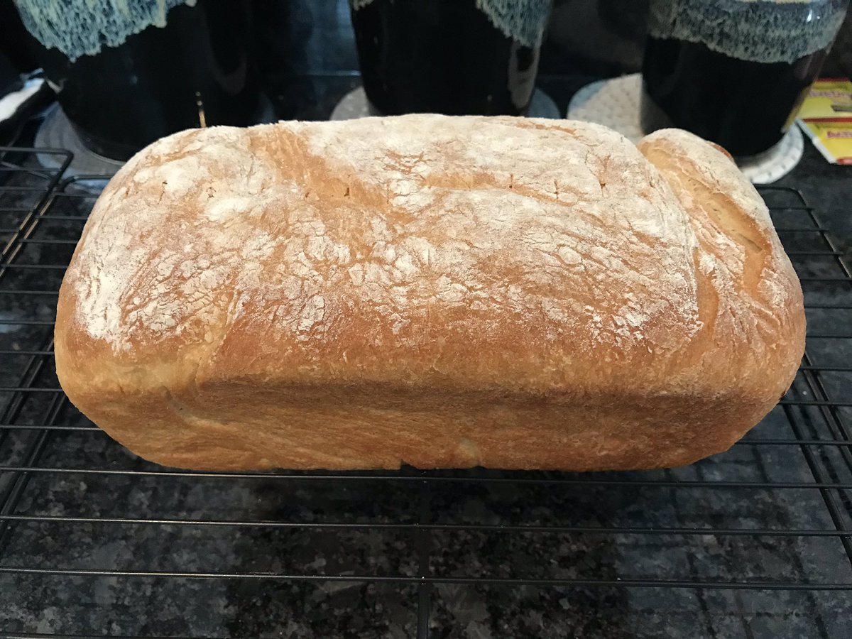 First time making bread from scratch 👍 The best part is that your whole house gets to smell like a bakery 😊