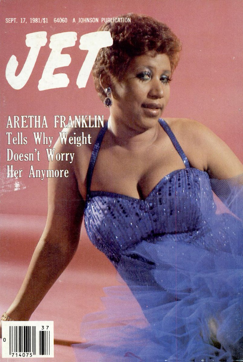 I really feel like I have to add this one after seeing an interview with Naomi Campbell saying she goes days without eating every week. I think that's silly to have money and choose not to eat lol. So here's Aretha Franklin saying fuck all that