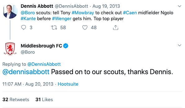 You really should've listened to Dennis, <a href="/Boro/">Middlesbrough FC</a>.