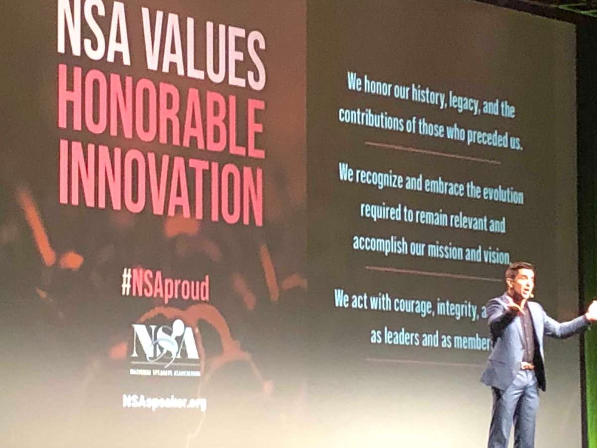 TimRichardson's tweet photo. Thank you @DanThurmon for your terrific leadership at @NSAspeaker! #Influence2019 https://t.co/5NEIhssvRR