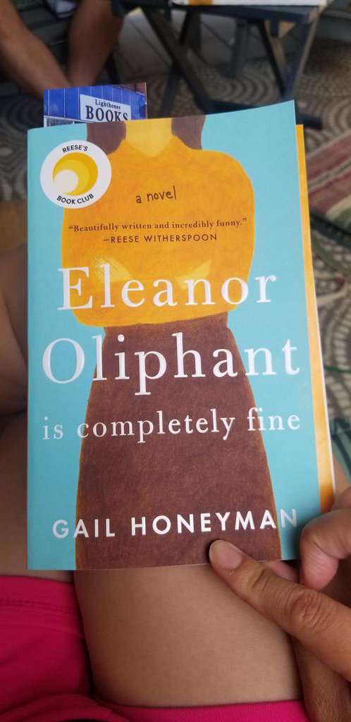 tansyko's tweet photo. Finished #TheCoupleNextDoor. (So good, thanks for the suggestion @AnnetteHamm) Now on to the next. #EleanorOliphantIsCompletelyFine. #cottagereading https://t.co/cWv5v0B4pj