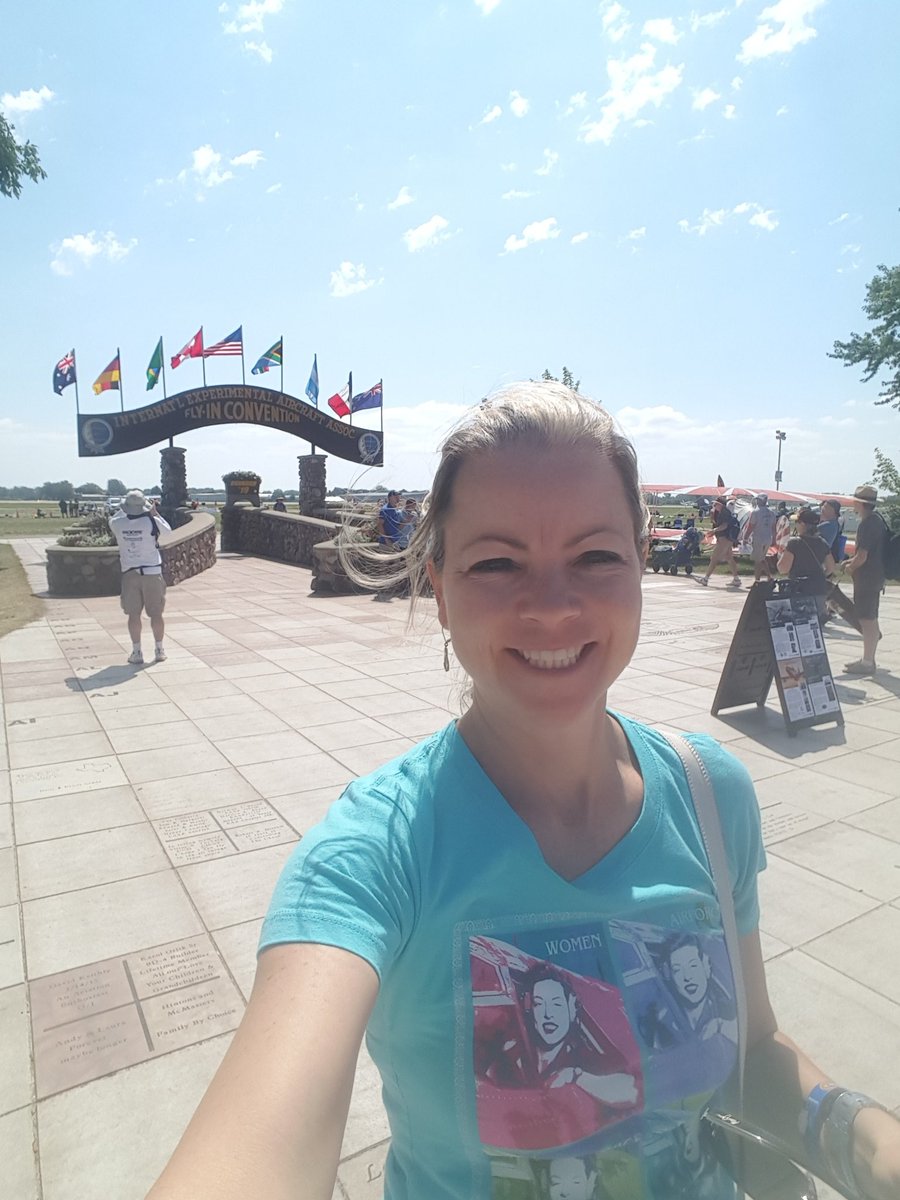 Another year of Oshkosh ❤
#osh19 #airventure2019 Thank you @EAA for supporting the history of the Women Airforce Service Pilots #WASP #WWII and selling my book at the world's greatest air show! 
#writingcommunity #books #authors #FinalFlightFinalFight