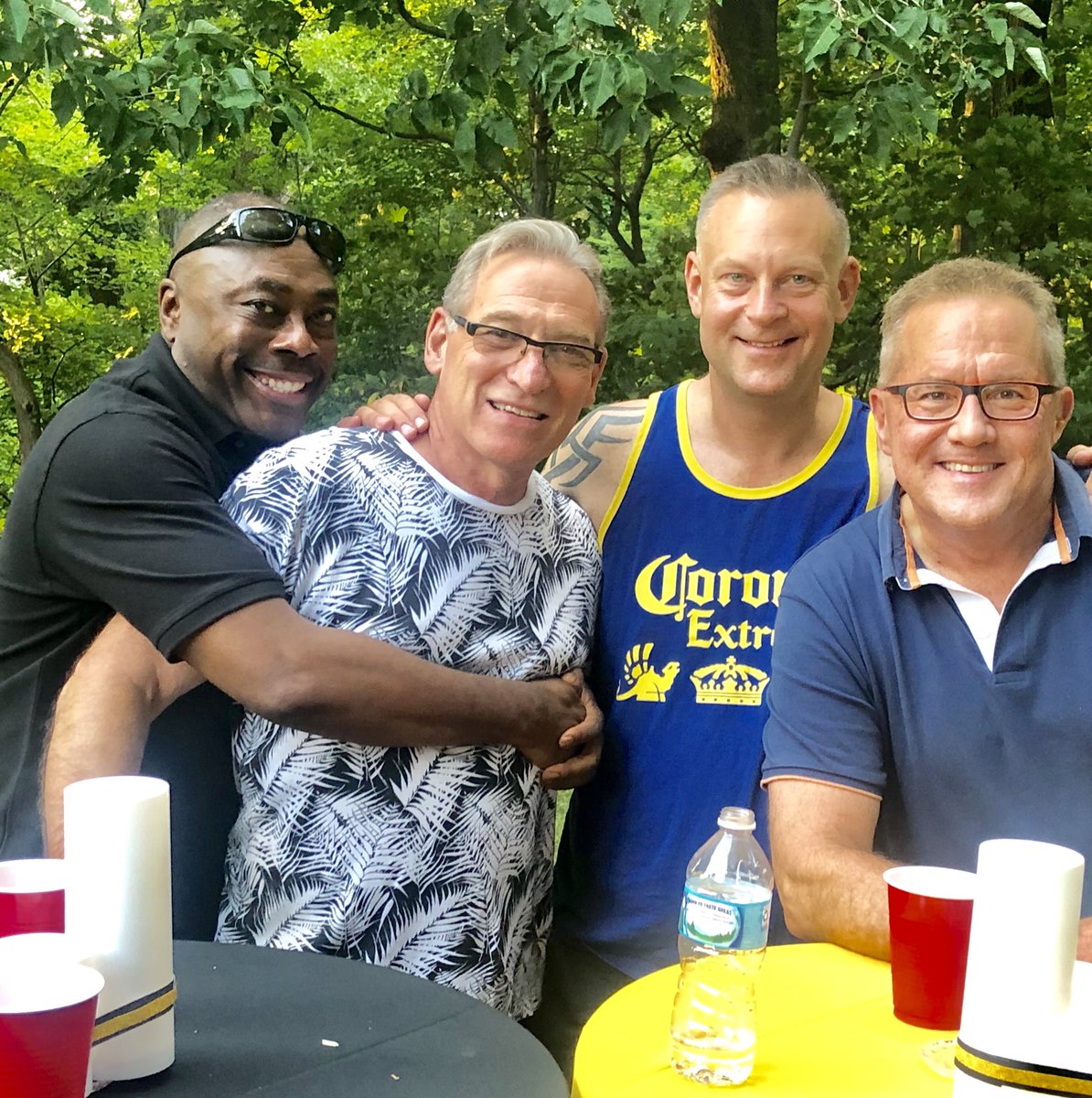 DeMFitzpatrick's tweet image. Josh Birthday Party in the Heat of Cleveland.