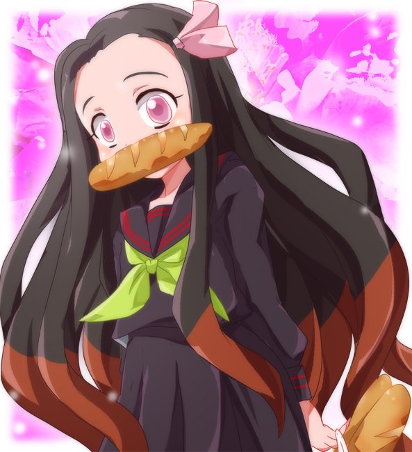 ししのんさんがTwitterに投稿した竈門禰豆子(鬼滅の刃)のイラスト。