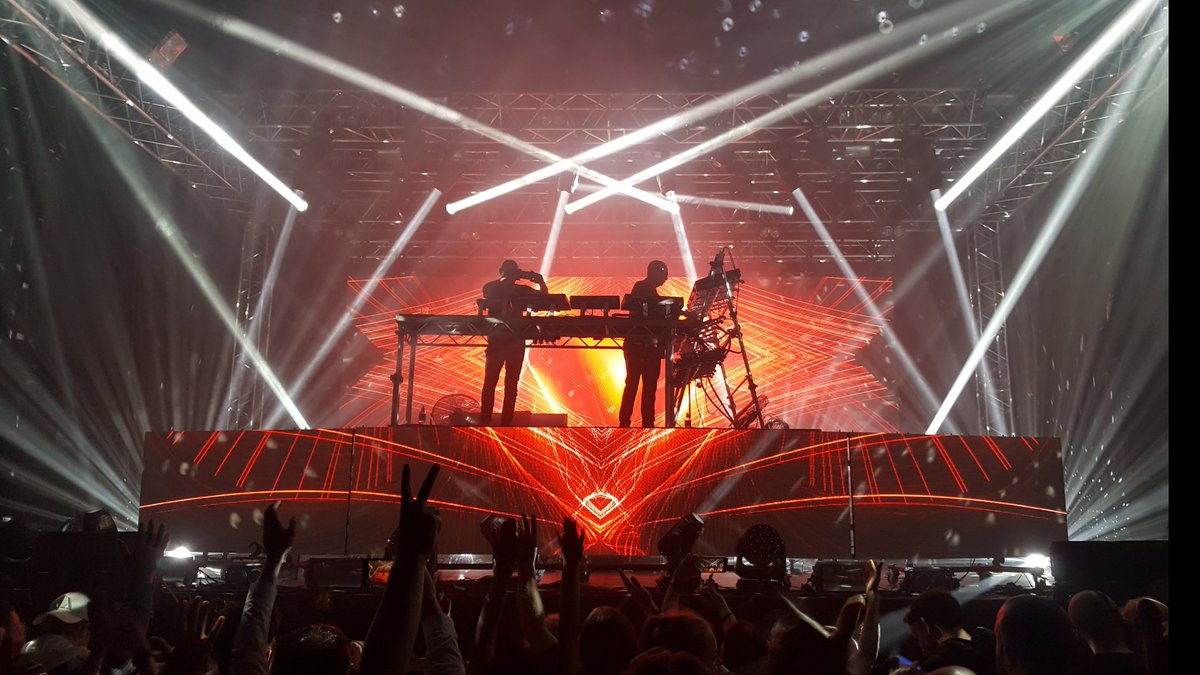 The phenomenonal Orbital at the Galway International Arts Festival. My first CD purchase back in the day. Finally got to see them live, and they did not disappoint!