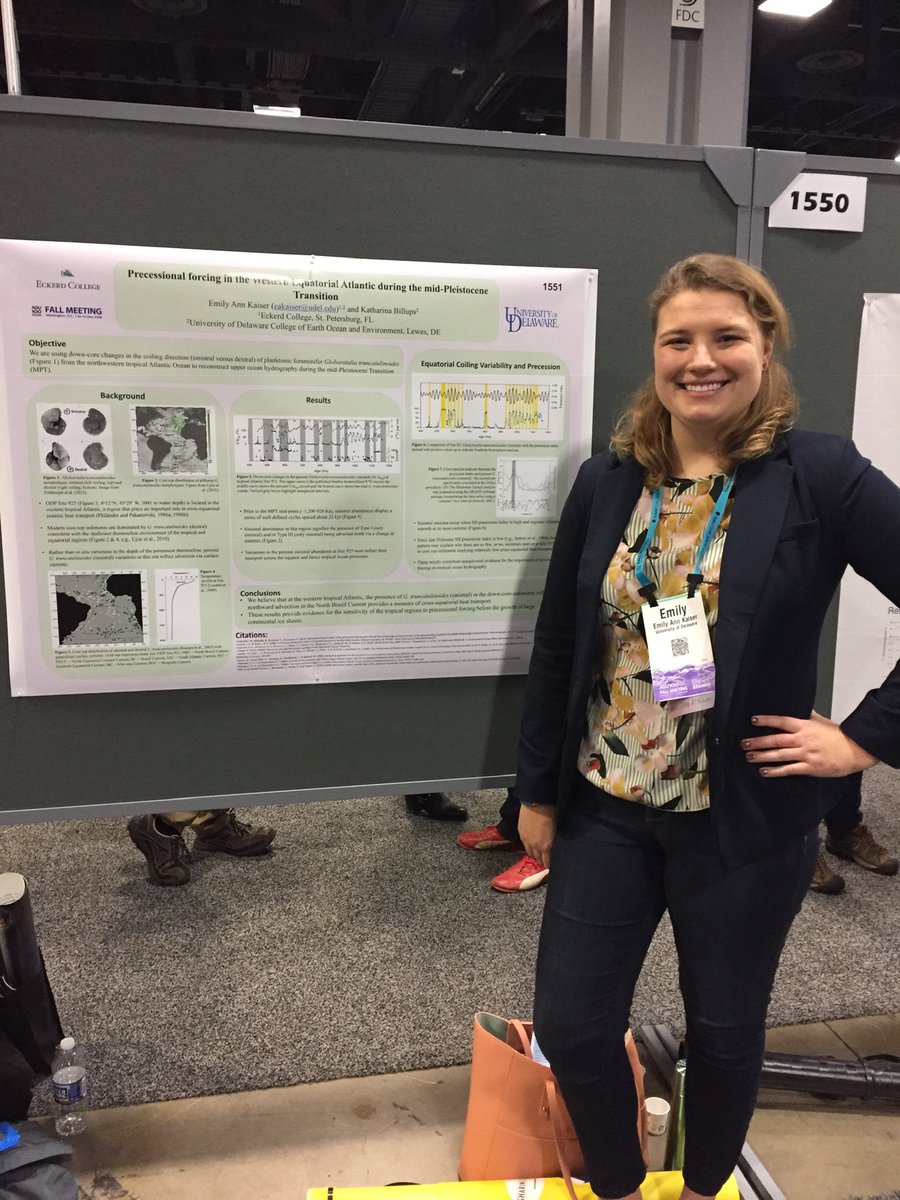 Hi there! I’m Emily Kaiser (<a href="/foramfriday/">Emily Kaiser</a>) and I’m taking over the UD SWMS accounts for the next few days. I am an oceanography masters student studying paleoceanography. Stay tuned to hear more about my research and about what fossils can tell us about past (and future) climates.