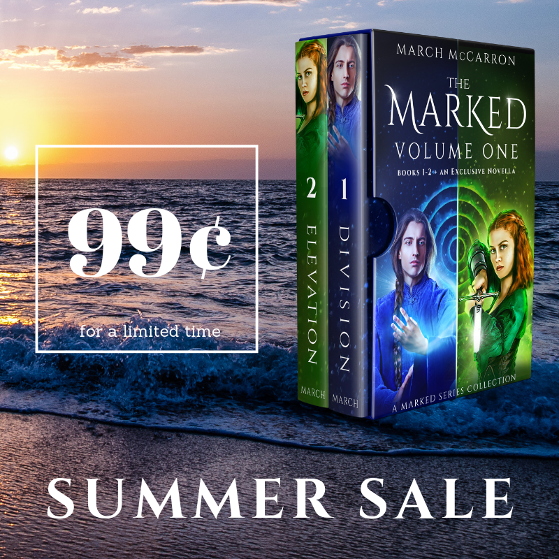 MarchMcCarron's tweet photo. Get the first half of the Marked Series for only $0.99! Over 750 pages of fantasy adventure. #kindledeals #fantasybooks #KindleBooks https://t.co/xtsPmFd92j https://t.co/ZOWXlQ74sx