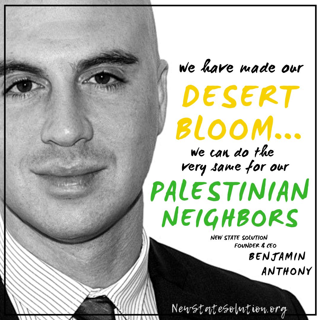 StateSolution's tweet photo. #NewStateSolution Founder/CEO Benjamin Anthony writes in @NYDailyNews:
“Sinai is no more of a desert than #Israel at turn of the 20th century. We made our desert bloom. @Israel & int community can do the same for our #Palestinian neighbors.”
Read on at https://t.co/2aKRHkOmAR https://t.co/k0YYXsnKEf