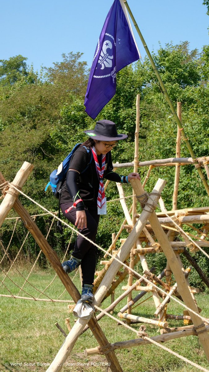 worldscouting's tweet image. At the #ScoutJamboree, #Scouts discover the world beyond the classroom.