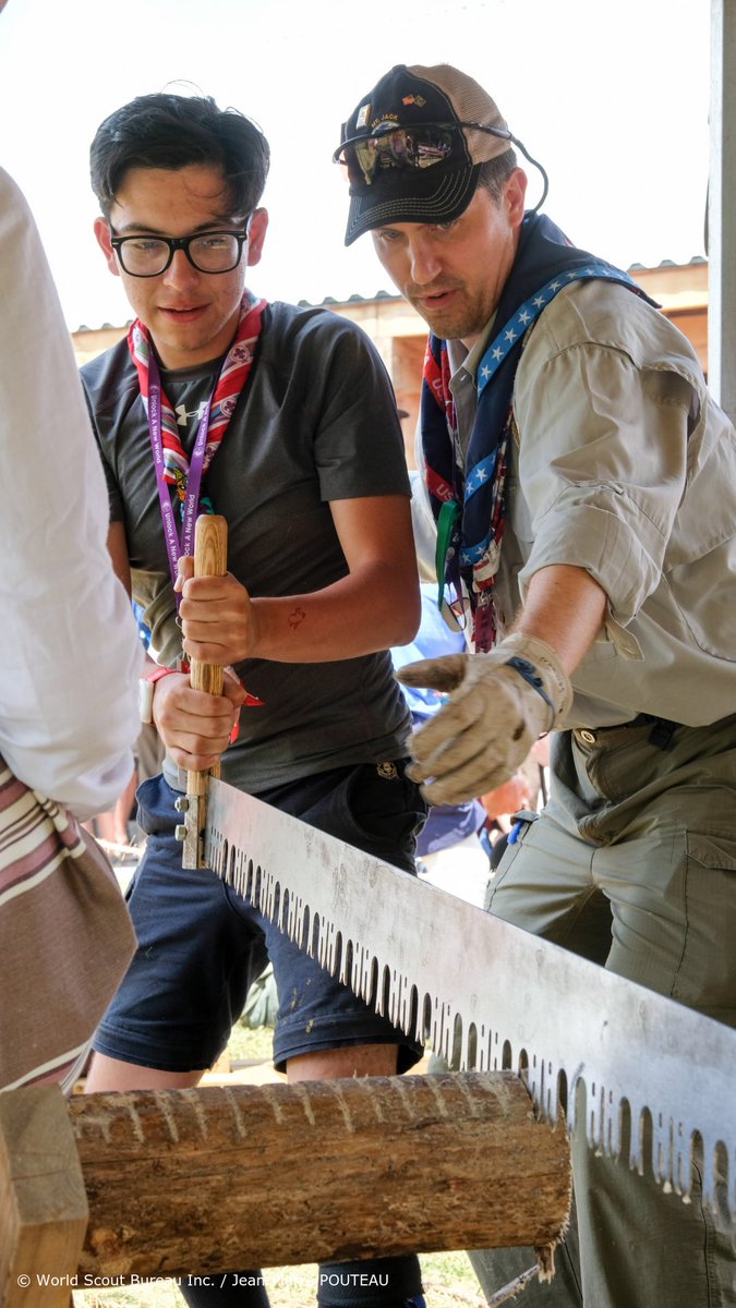 worldscouting's tweet image. At the #ScoutJamboree, #Scouts discover the world beyond the classroom.