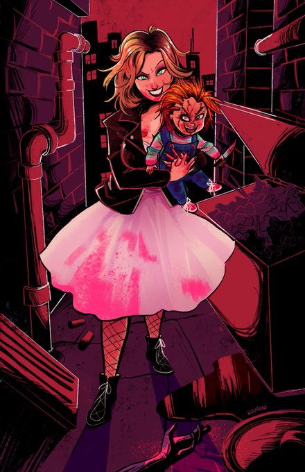 I did in honor of Chucky and Tiff (my most favorite slasher couple EVER) an...