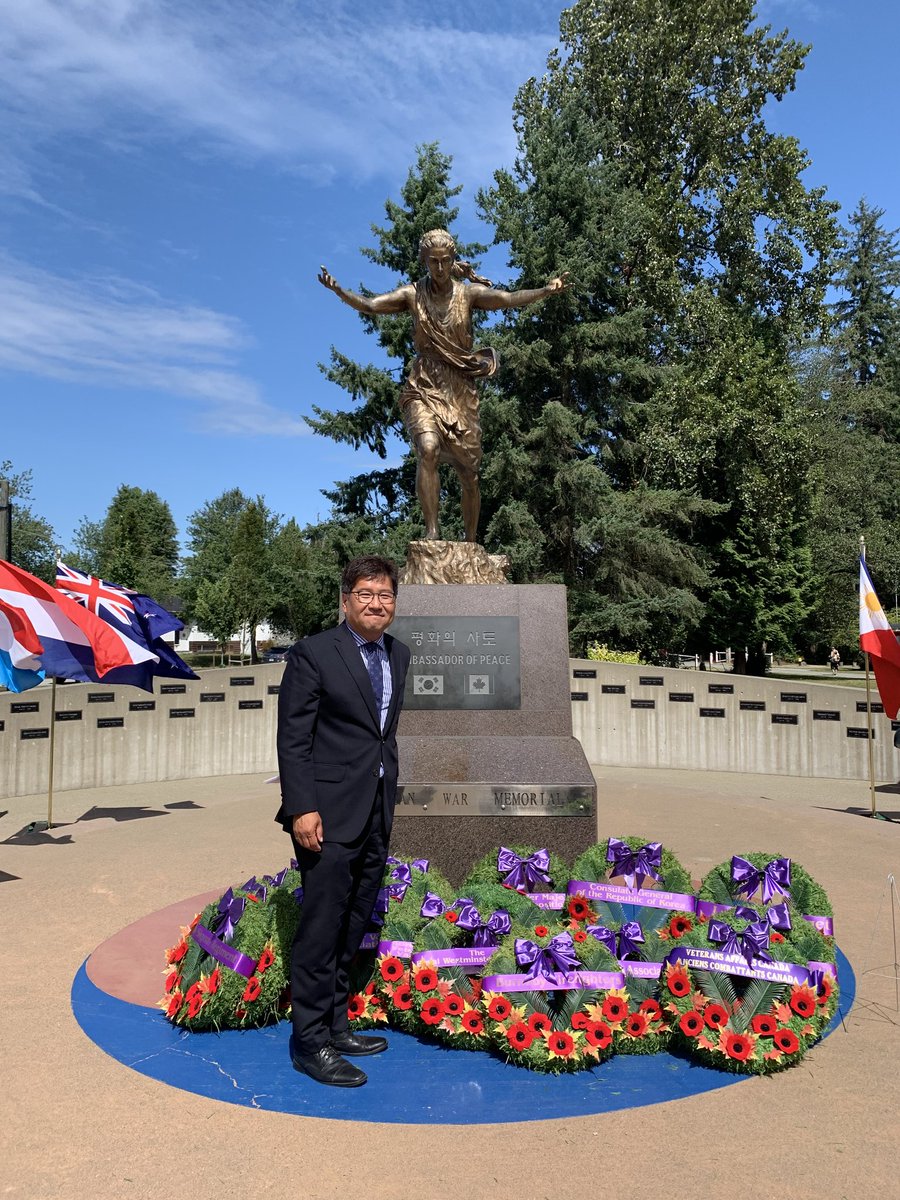Every July 27, #CanadianVeterans  are celebrated and remembered for their bravery and sacrifice on #KoreanWarVeteransDay. As a person of Korean heritage, I cannot emphasize my gratitude enough. Thanks to #CPC Leader @AndrewScheer & fellow dignitaries for being here today.