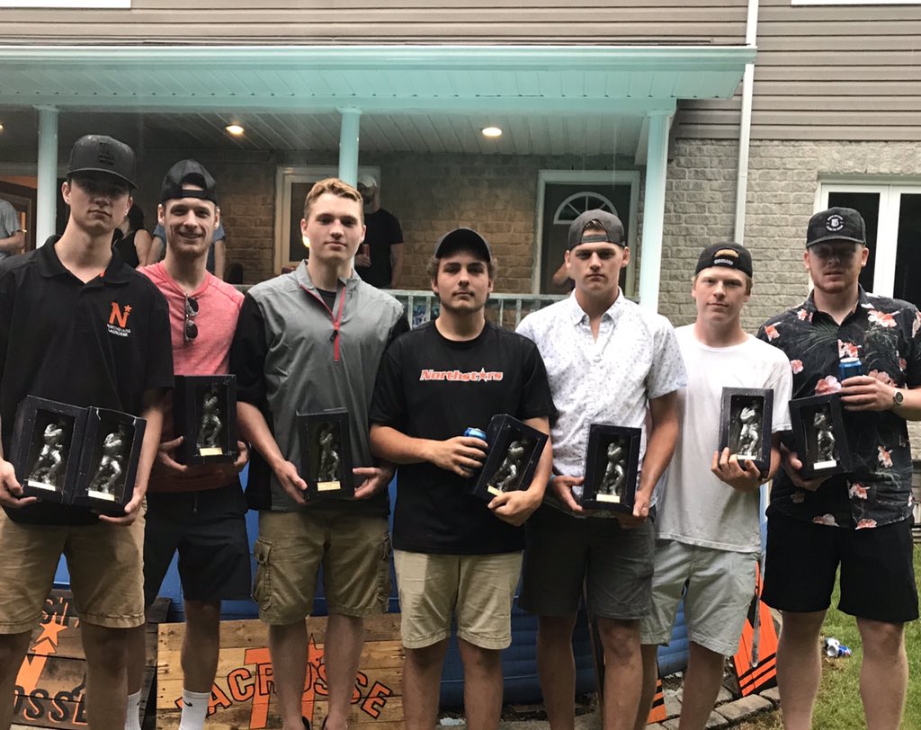 <a href="/OSJRBNORTHSTARS/">Owen Sound Jr B Northstars Lacrosse</a> 2019 award winners. Congrats to all. @Kmarts16 <a href="/caskenette7/">Brody Caskenette</a> <a href="/braydenkrueger_/">brayden krueger</a> @lantzy2 #verbeek #kitto <a href="/mfiegs16/">Fiegs</a> #lisk