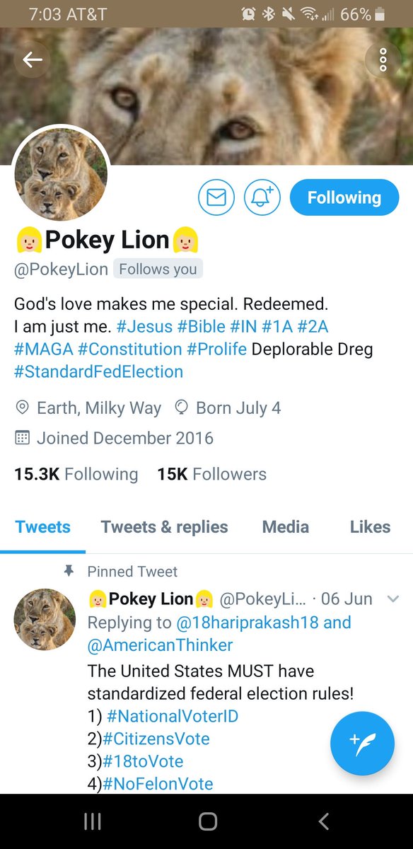 THIS PATRIOT JUST REACHED 15K
FOLLOW HER !!
#FACTOVERFEELINGS