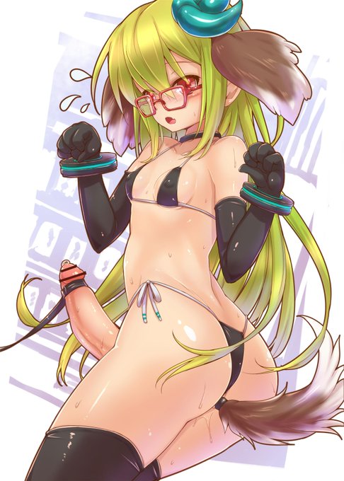 ワンワンスタイルのキミドリさんにリード着けて野外露出お散歩できるときいて!

ICOさんとこのキミドリさん描かせていただきましたっ
ヽ(*'▽`*)ノ ワーイ❤ 