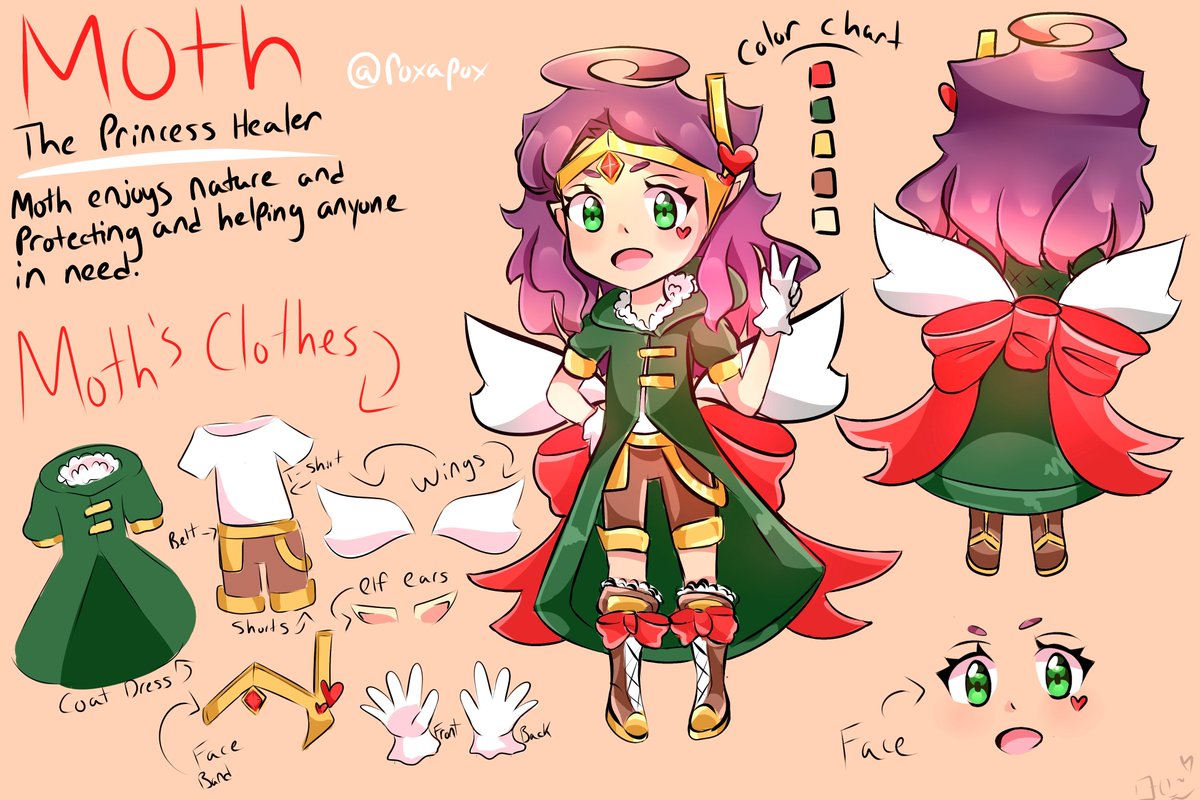 roxapox's tweet image. Meet Moth, the princess healer! She's part elf, and just adores nature and helping anyone in need, with her angel-like healing power!
#RobloxRthroContest 
roblox.com/users/57898725…