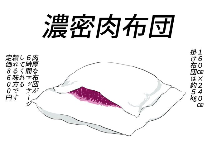 [R-18] 濃密肉布団 #拘束 #搾精 #ドMホイホイ #布団 #触手 https://t.co/iIJSEBJeXl 