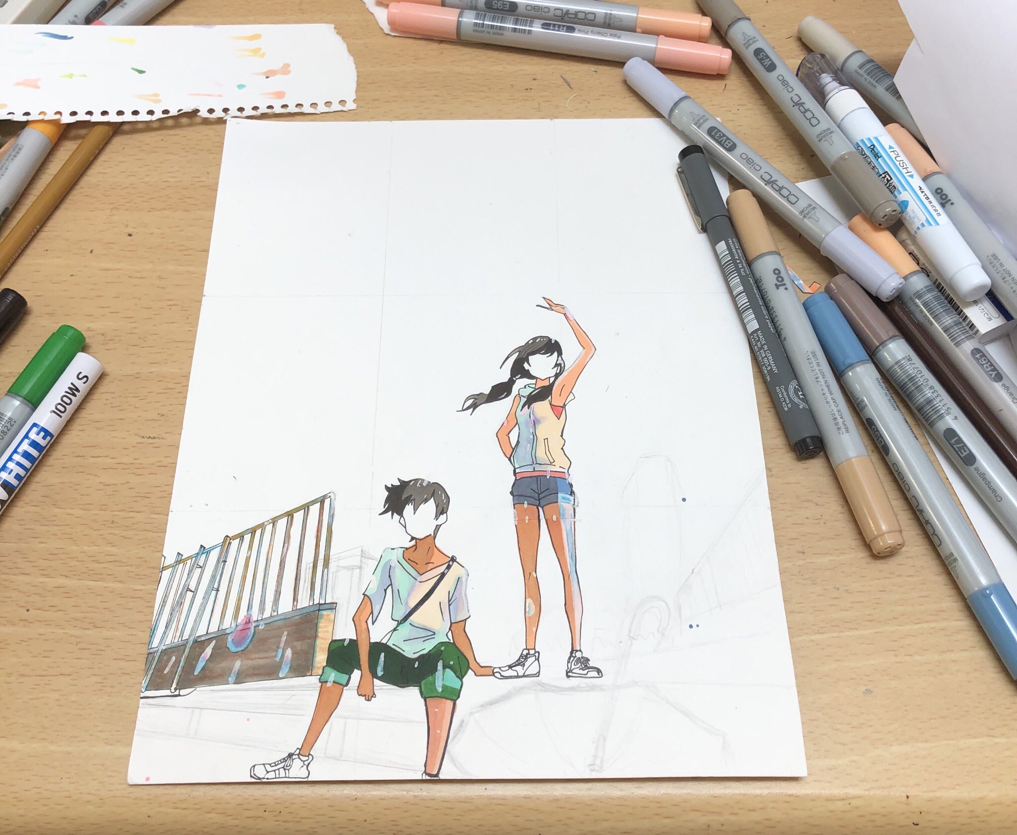 いいだ Pa Twitter イラスト 天気の子チャレンジ 天気の子 イラスト好きさんと繋がりたい どうでしょう T Co Fuyfnuig5s Twitter