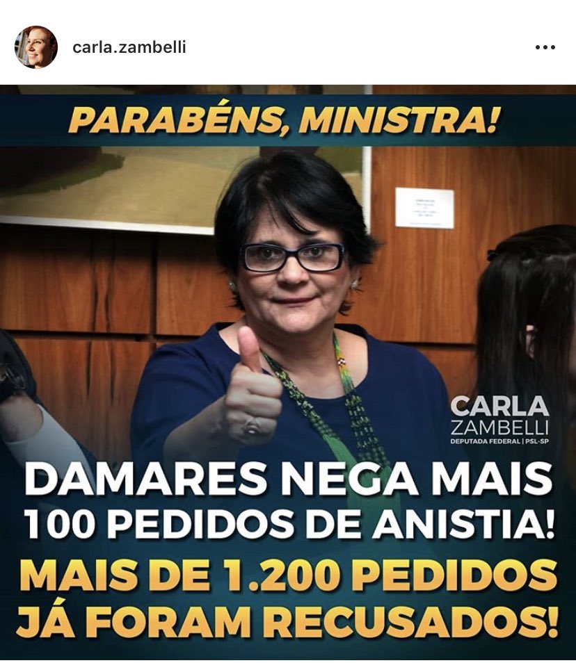 As ramificações de roubo do dinheiro público envolvendo PT e camuflados chegam em todas as esferas inimagináveis. Como vice-presidente da Comissão de Direitos Humanos da Câmara do Rio, humildemente congratulo a Ministra <a href="/DamaresAlves/">Damares Alves</a> pelo empenho em fechar mais esta torneira.