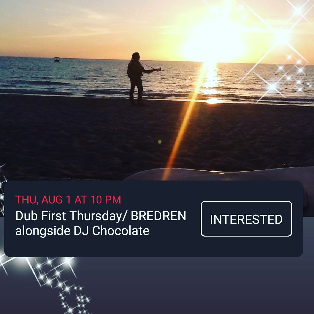 Dub First Thursday 
August 1 <a href="/THEPAINTEDLADYY/">THE*PAINTED*LADY</a> 
<a href="/bredrendub/">Bredren Dub</a> <a href="/djchocolauren/">DJChocolauren</a> 
Resinators/BREDREN 
Canada's Original Live Dub Experience 
Listen on SoundCloud resinators.com bredren.ca 
#bredrendub #resinators #resinatorsmaximumdub 
Killing with sound since 95