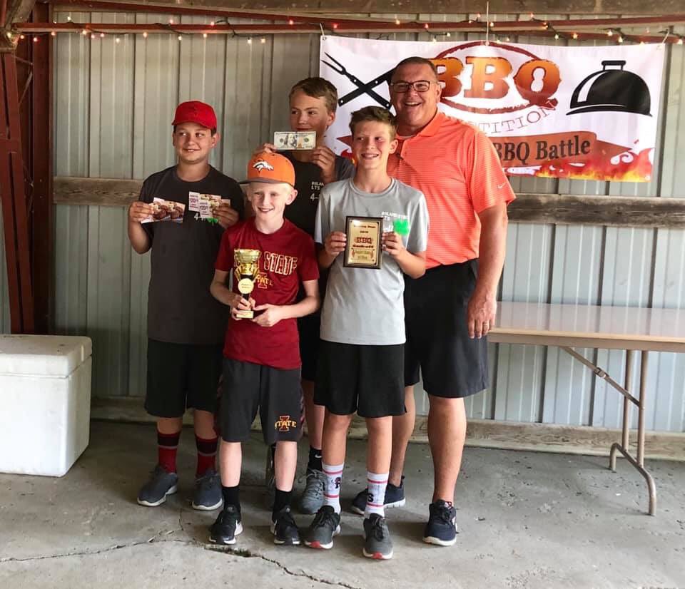 Great job to Roland Story LTD 4H club winning #ZearingDays People’s Choice Anything Pork BBQ Contest today.