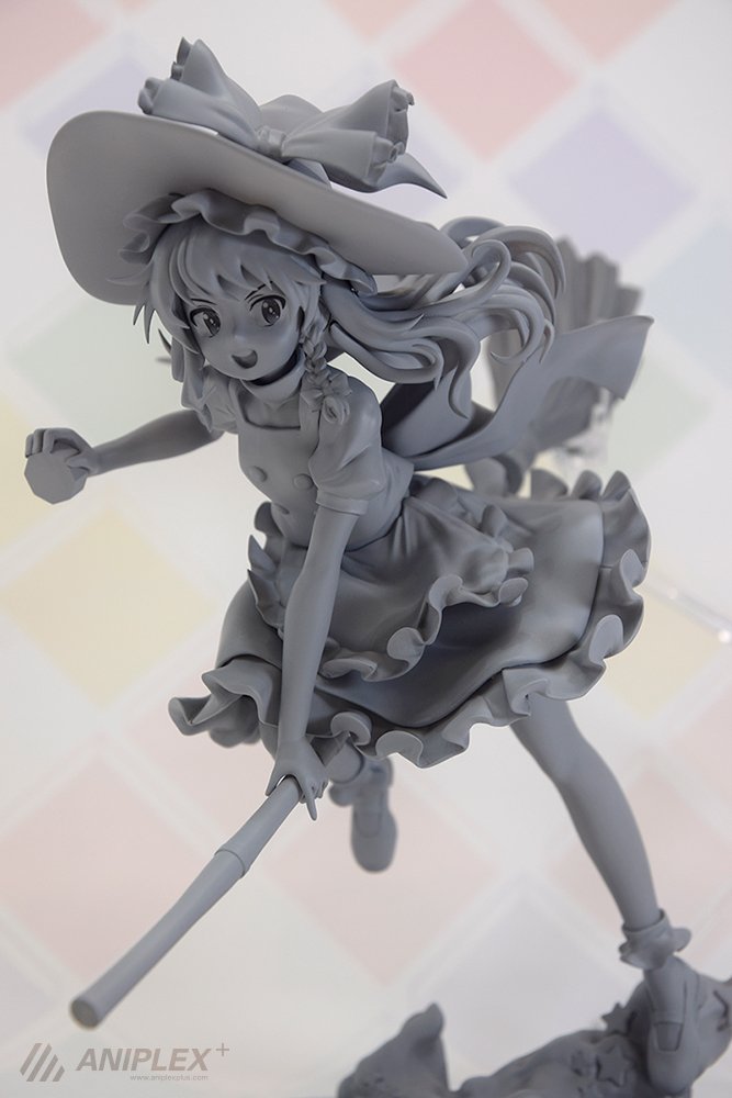 東方Project】「博麗霊夢」「霧雨魔理沙」1/7スケールフィギュアの原型