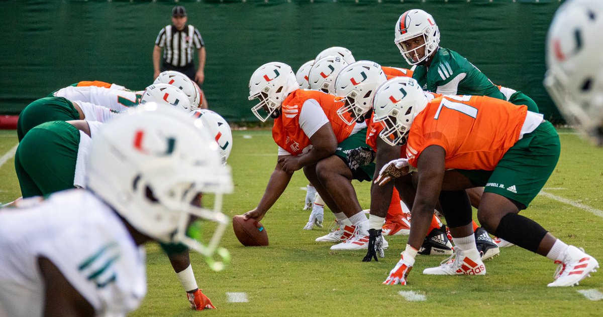 CanesFootball's tweet photo. When your office is Greentree, it’s always a great day at the office https://t.co/dNNX6geqza