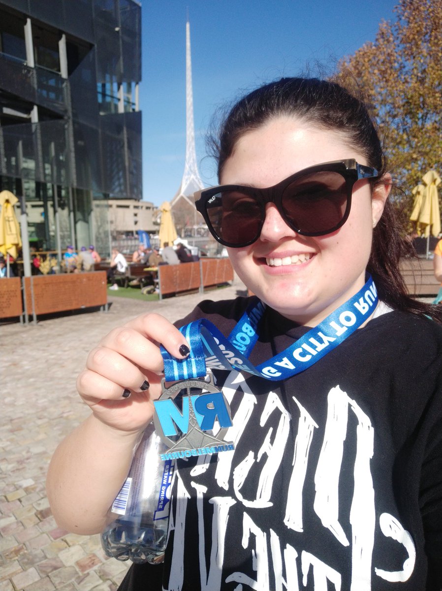 KJCossie's tweet photo. Completed the Run Melbourne this morning to raise funds for cancer research. Family and friends came together and raised nearly $500!! What an amazing event😊😊 https://t.co/1M0hKYpsO6