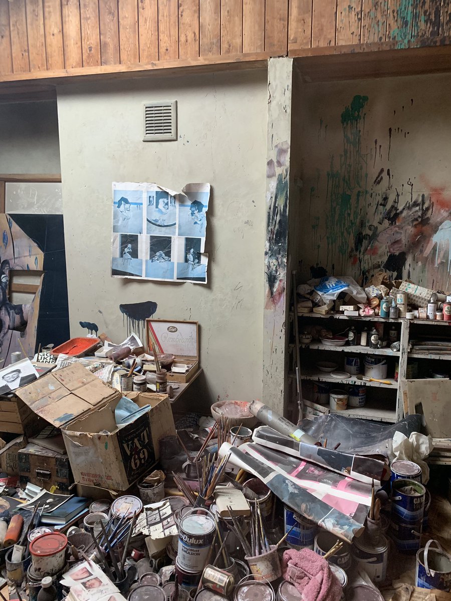 Francis Bacon’s studio at Hugh Lane Gallery, Dublin