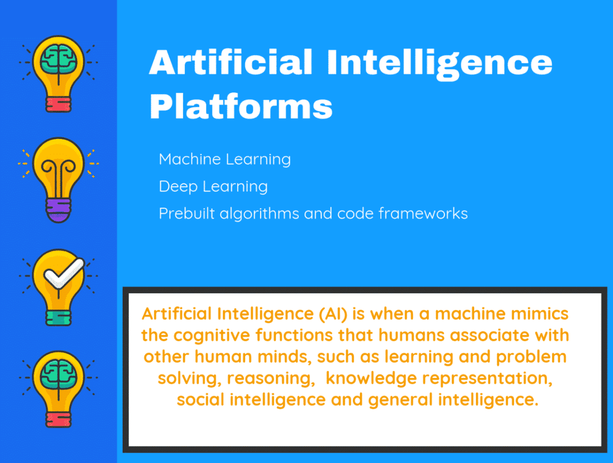 PredAnalytics's tweet image. Top 15 Artificial Intelligence Platforms predictiveanalyticstoday.com/artificial-int… #AIPlatforms #AnalyticsSoftware #PSoftware