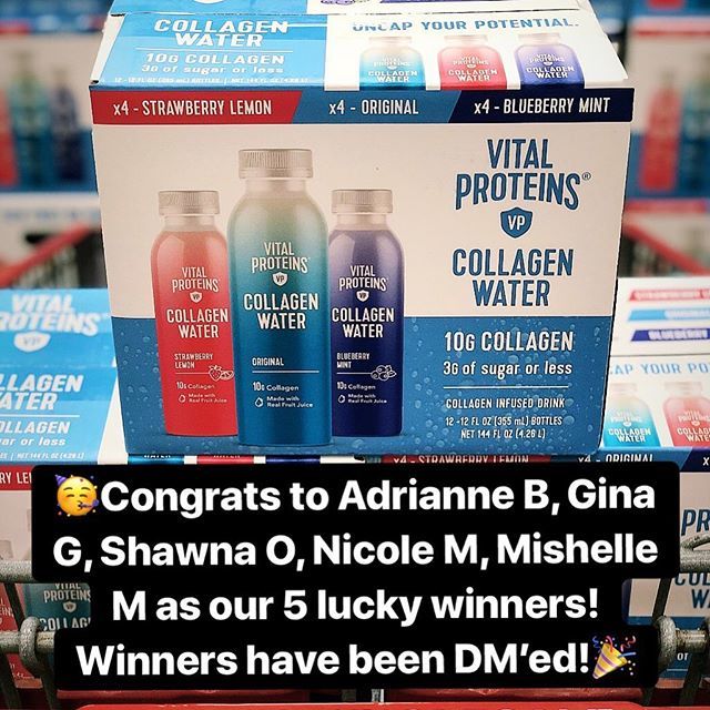 🥳Congrats to Adrianne B, Gina G, Shawna O, Nicole M, Mishelle M as our 5 lucky winners! Winners have been DM’ed!🎉
.
👉If you are in these cities below, make sure to grab a box of these <a href="/vitalproteins/">Vital Proteins</a> #collagen water! Available in these select 40 #cost… ift.tt/2MmGnC2