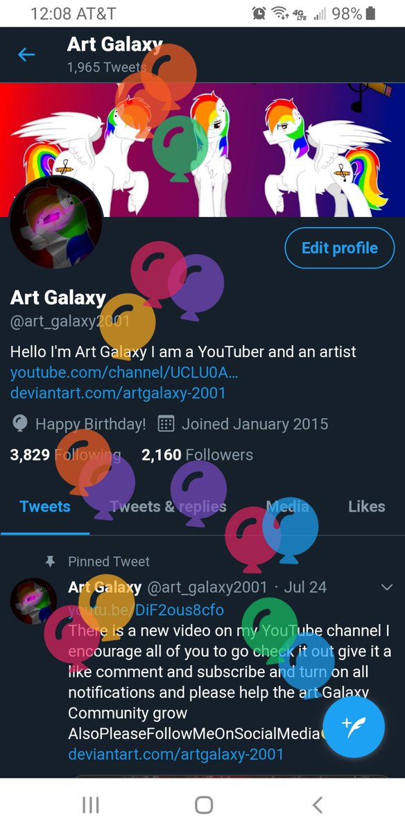 art_galaxy2001's tweet photo. It's hard to believe that I'm turning 18 today https://t.co/vmpz24zCfT