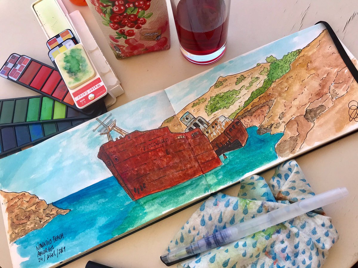 #Amorgos #Amorgosisland #amorgos_island #cyclades #smallcyclades #greece #watercolor #watercolors #sketch #sketches @moleskine #sketchbook #sketchoftheday #islandhopping