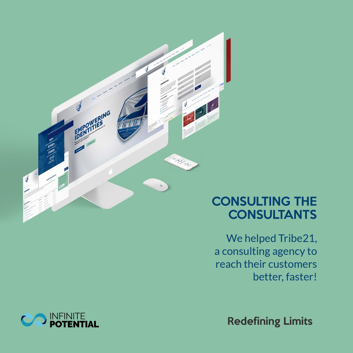 Inf_Potential's tweet image. A quality product allows you to better reach out and engage your customers. This is what we did for Tribe21. 

#infinitepotential #webdevelopment #webdesign #iot #startupindia