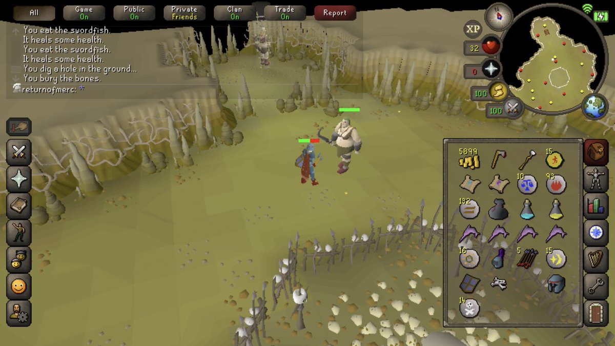 After 12 hour days of working on N64 modules back to back to back, Old School Runescape for Mobile has been my go-to way to relax. Here’s me getting a Rune Full Helm drop on my Ultimate Ironman XD