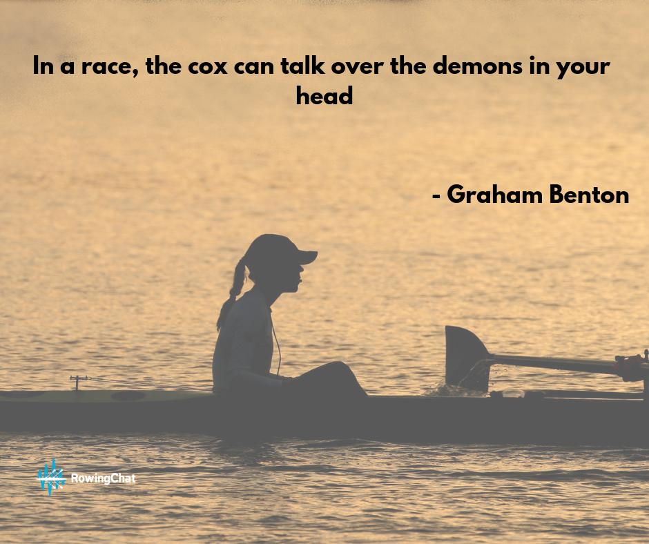 "In a race, the cox can talk over the demons in your head" - #RowingChat with <a href="/TheErgDaddy/">Graham Benton</a> buff.ly/2F29AAc Photo <a href="/WorldRowing/">World Rowing</a>