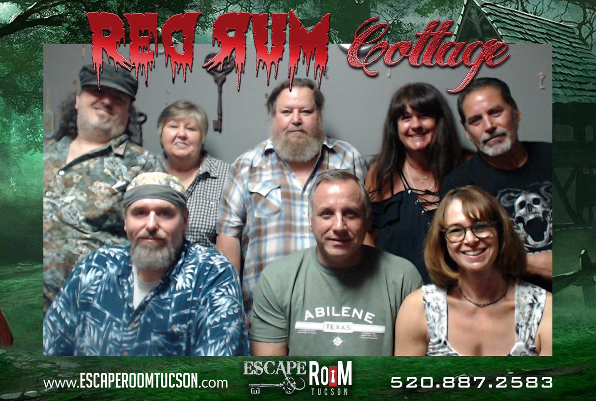 EscapeTucson's tweet photo. Having some fun at Escape Room Tucson  https://t.co/yGgWGq2oh9 @EscapeTucson https://t.co/meLcEQfNAz