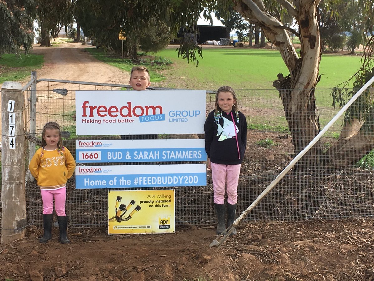 BudStammers's tweet photo. #ausdairy #farmsigntime #contractlife #Feedbuddy200 https://t.co/N5D0hhPtYA
