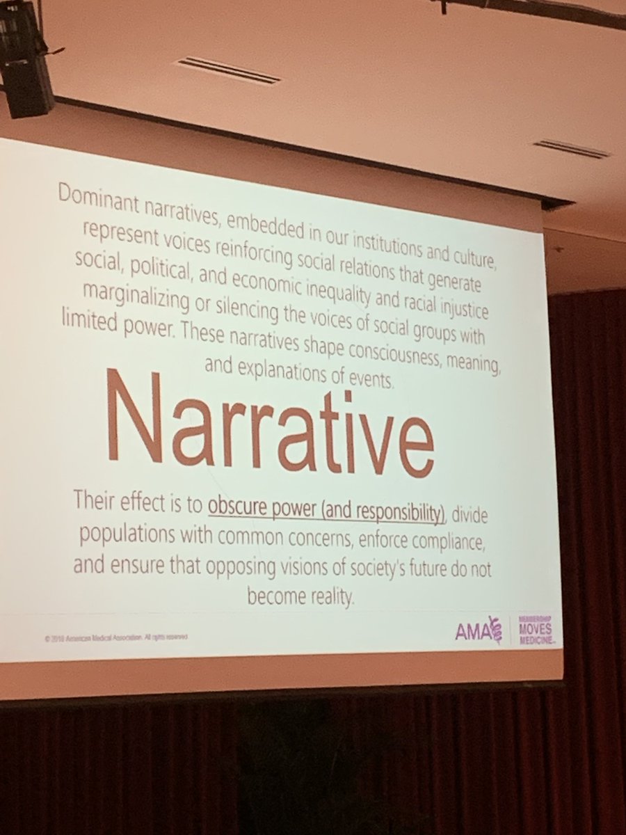 Change the narrative, change the future...#NMA2019HNL