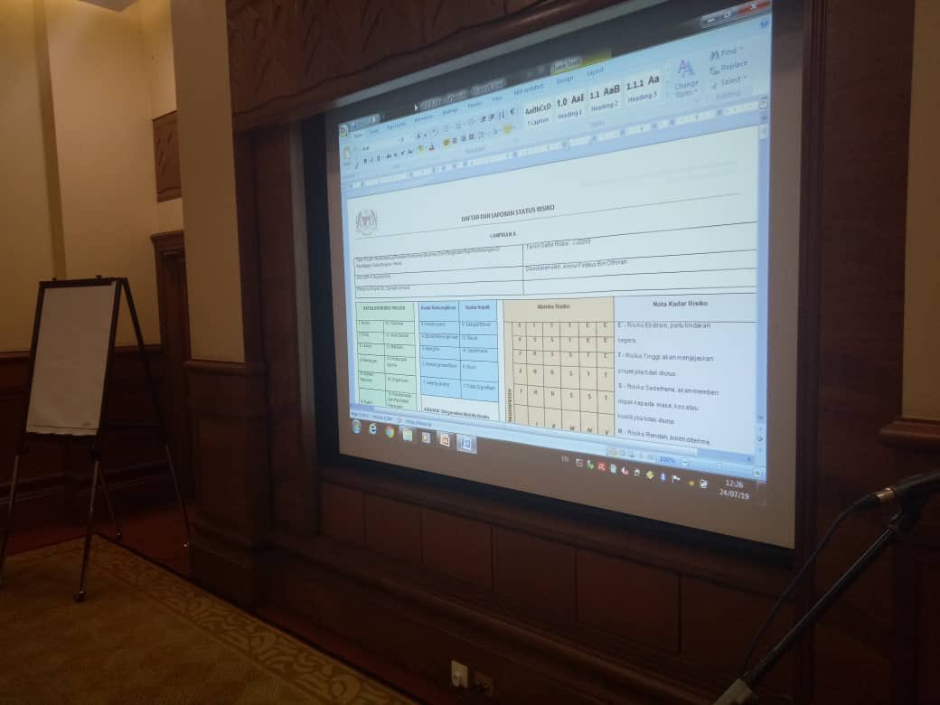 eurosaga's tweet image. Pada 24/7/2019 telah diadakan satu kursus Pelan Pengurusan Risiko (RMP) bagi projek Pembinaan Loji Rawatan Kumbahan dan Paip Rangkaian Serantau, Pulau Pangkor di Marriot Hotel, Putrajaya. @julianajalil5 @MrRuslan15 
#riskmanagementplan
#jabatanperkhidmatanpembetungan
#eurosaga