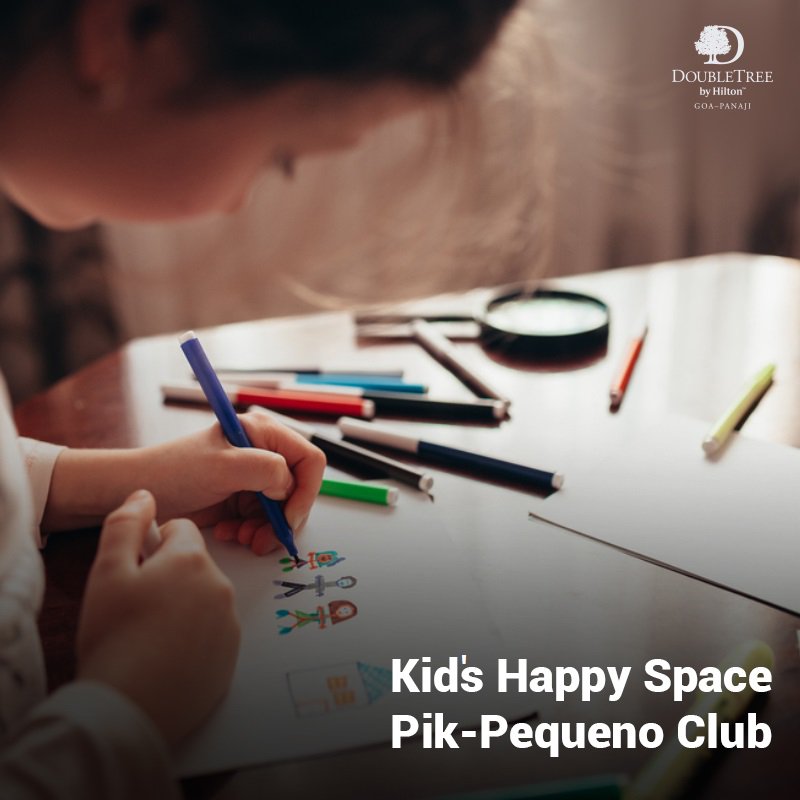 We have the perfect excuse for your next family getaway... special activities for kids every day at Pik-Pequeno Club.
To know more, please call: +91-832-2491900

#DTGoaPanaji #Goa #KidsActivity #Kids #SaturdayActivity #PikPequenoClub