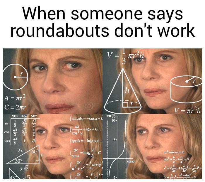 NCWmemes's tweet photo. #Roundabouts #Traffic #meme #NorthCentralWashington #meme https://t.co/l0cuFLPRh5