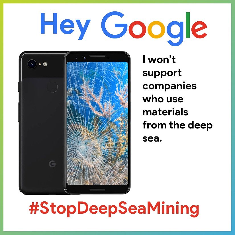 spirift's tweet image. .@Google - You have the power to stop a dangerous new industry from wrecking our oceans. Will you say no to materials from the deep sea? secure.greenpeace.org.uk/Dear-tech-comp… #StopDeepSeaMining #ProtectTheOceans