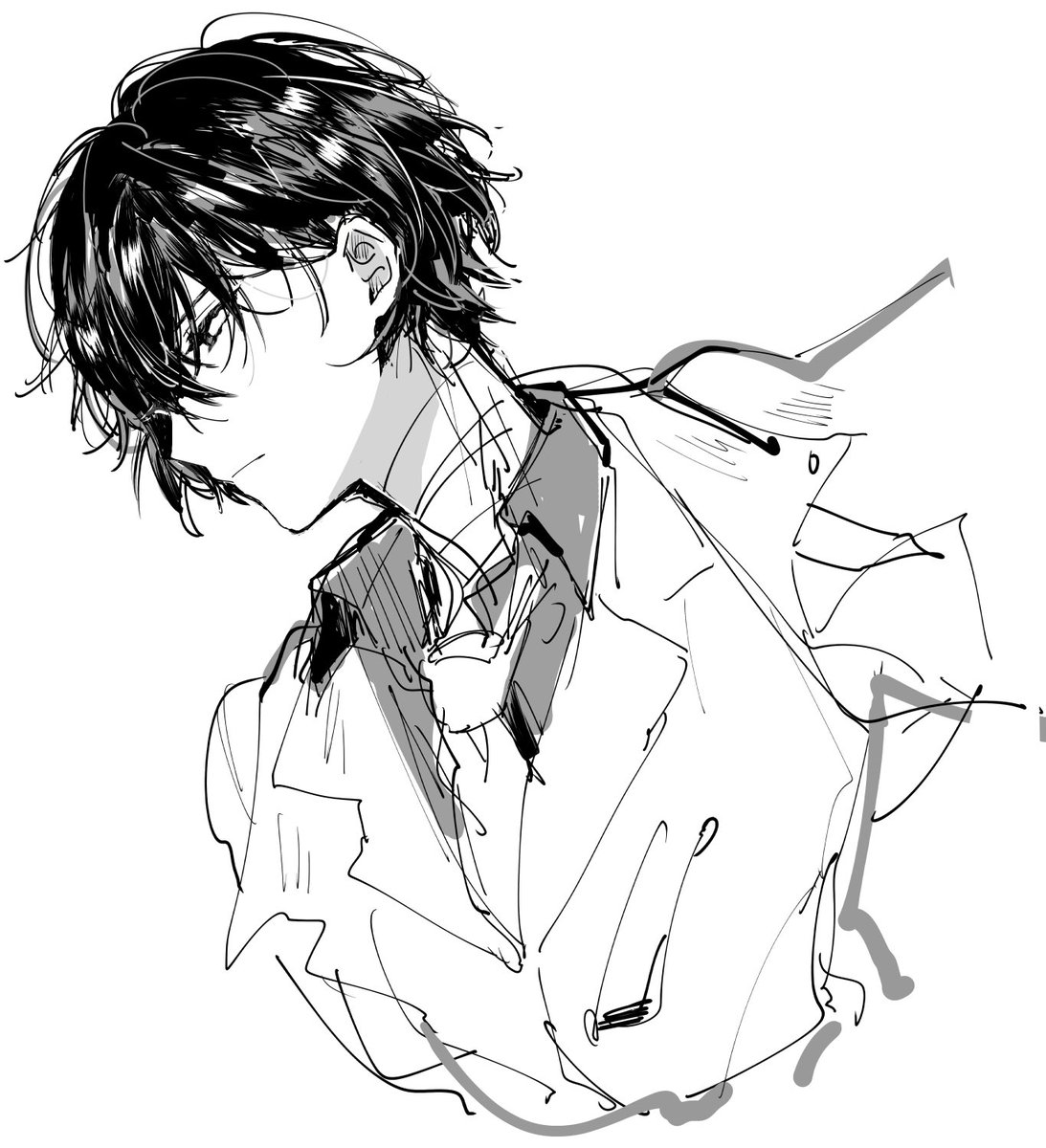 kusaobnst's tweet photo. 昨日描いて収集がつかなくなった https://t.co/3dbE3lRMjd