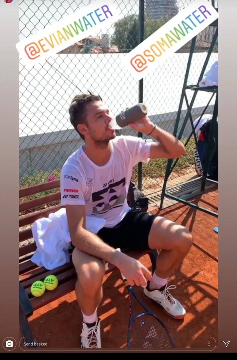 What happened to these refillable bottles from #SomaWater , Stan? We haven't seen them for months...🤔♥️😉 #EvianWater #LiveYoung #FlipItForGood #EveryBottleCounts #Wawrinka 💥