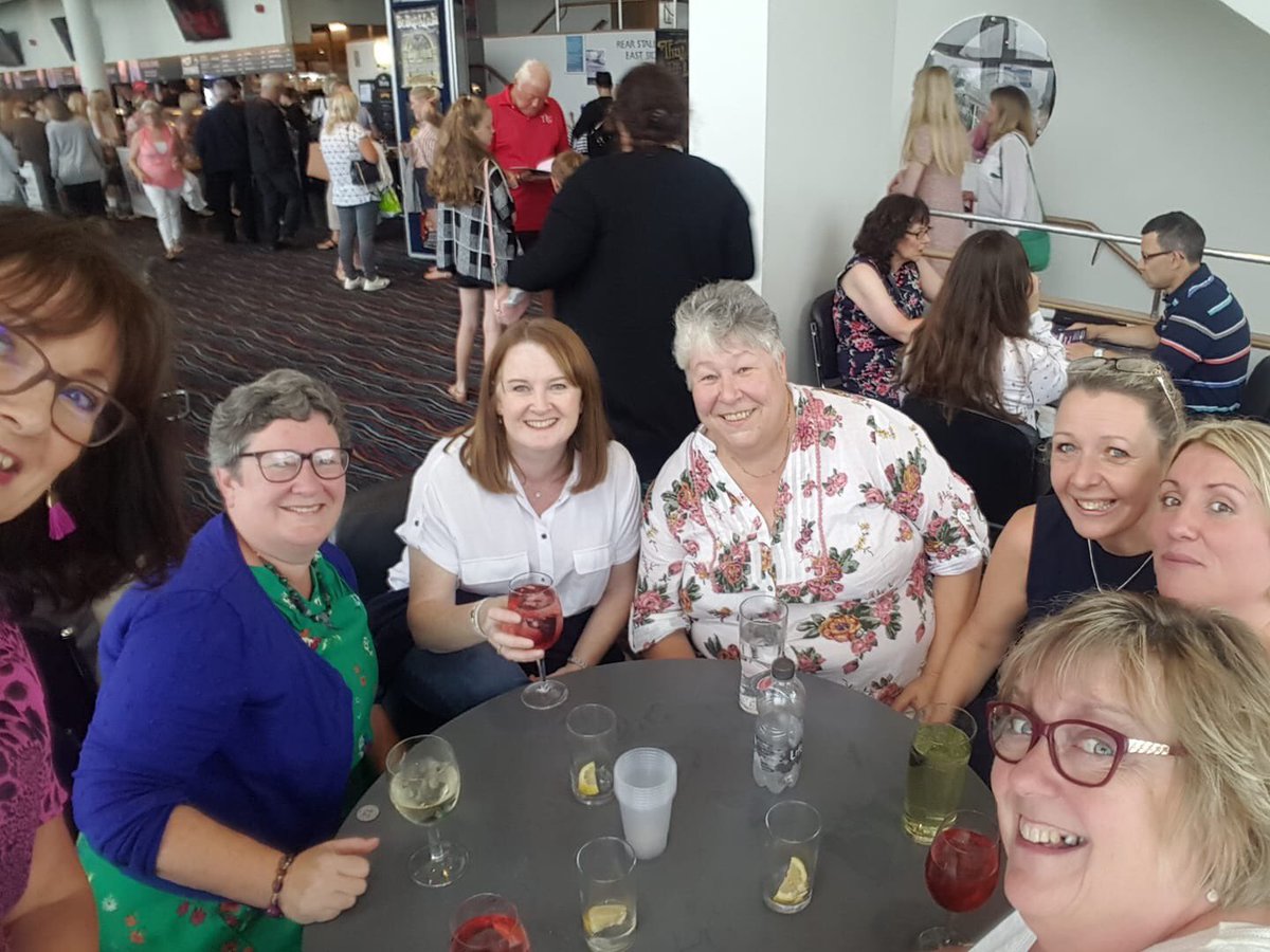 dawnmpatience's tweet photo. Fabulous afternoon and evening with tears from laughing so much. Grease was excellent and dinner was excellent helped by a glass or two https://t.co/XaAXkZIick