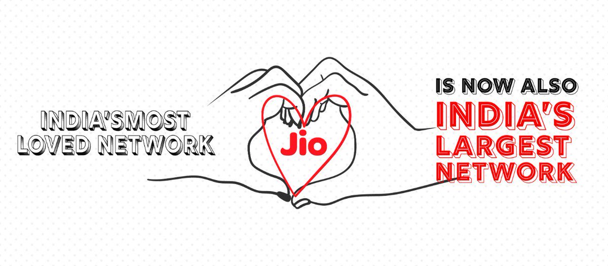 JioFanClub's tweet photo. Started from the bottom, now we're here. #Jio #JioFans #Telecom #LargestNetwork https://t.co/K2ez2pW8j2