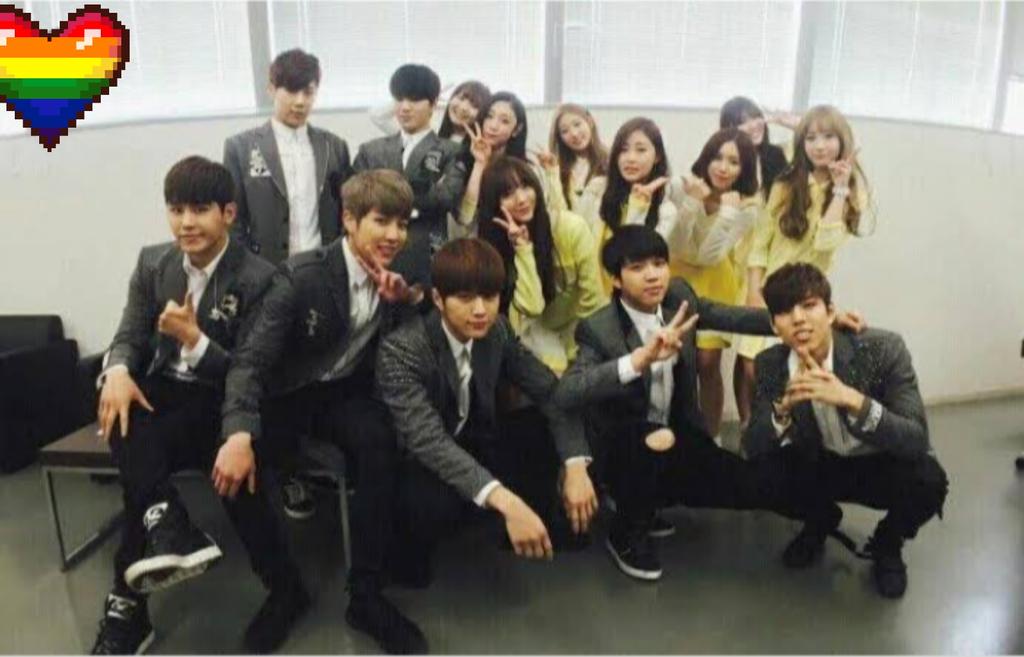 Infinite with Lovelyz