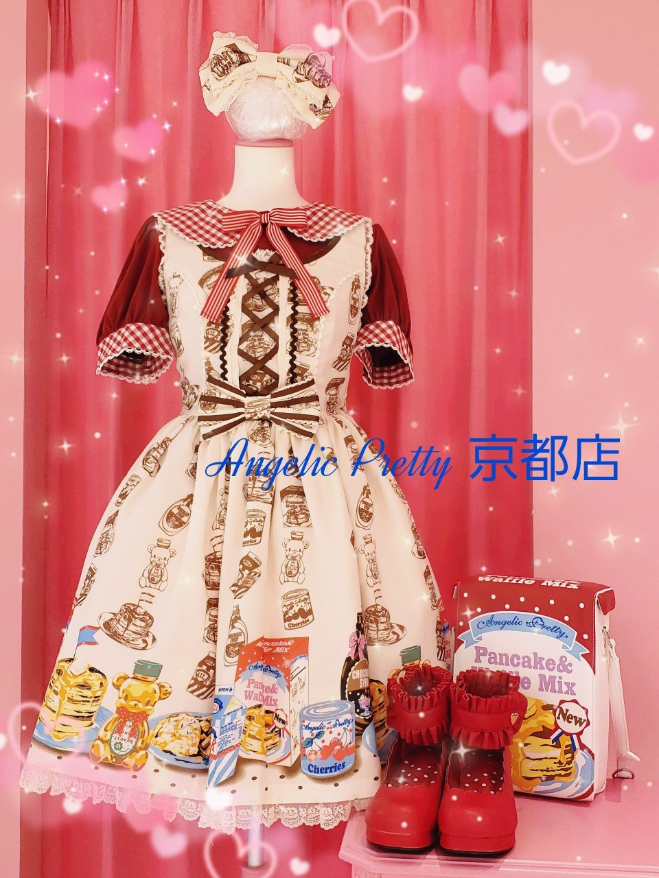 Angelic pretty Honey cake cafeスカート セット Angelic Pretty